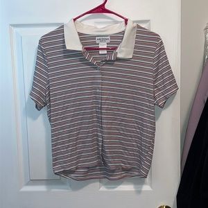 Button up striped shirt